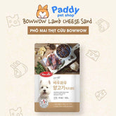 Bánh Thưởng Cho Chó Phô Mai Thịt Cừu BowWow 100g - Paddy Pet Shop